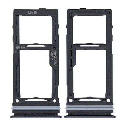 For Samsung Galaxy A52 , A525 - Replacement SIM & SD Card Tray - Black