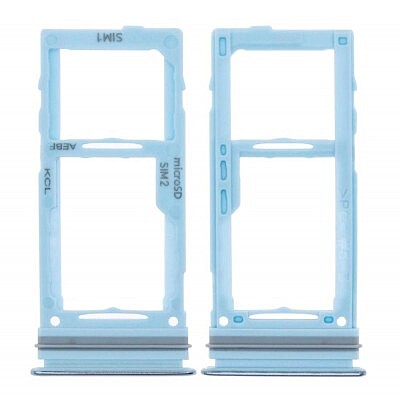For Samsung Galaxy A52 , A525 - Replacement SIM & SD Card Tray - Blue