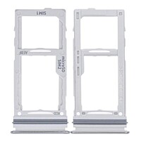 For Samsung Galaxy A52 , A525 - Replacement SIM & SD Card Tray - Silver