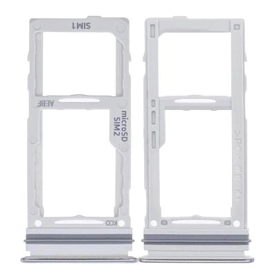 For Samsung Galaxy A52 , A525 - Replacement SIM & SD Card Tray - Silver