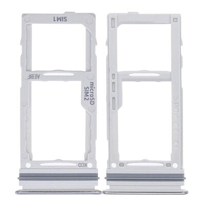For Samsung Galaxy A52 , A525 - Replacement SIM & SD Card Tray - Silver