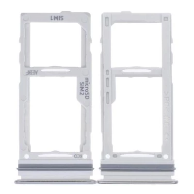 For Samsung Galaxy A52 , A525 - Replacement SIM & SD Card Tray - Silver
