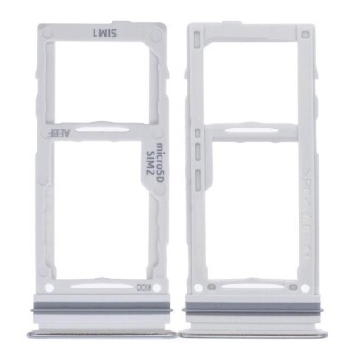 For Samsung Galaxy A52 , A525 - Replacement SIM & SD Card Tray - Silver