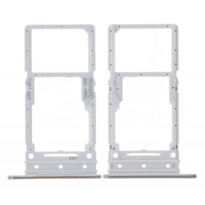 For Samsung A73 5G , A736 - Replacement Dual SIM & SD Card Tray - White
