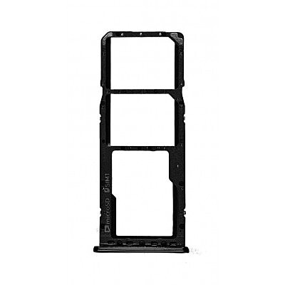 For Samsung Galaxy A7 2018 A750 - Replacement SIM & SD Card Tray Holder - Black