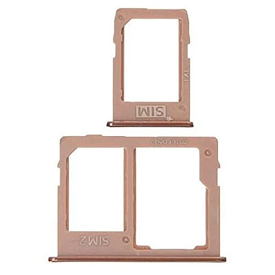For Samsung Galaxy J4 Plus , J415 - Replacement SIM 2 & SD Card Tray Holder - Gold
