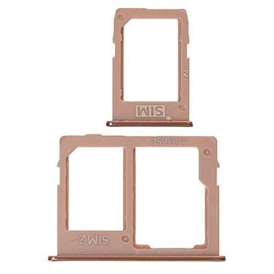 For Samsung Galaxy J4 Plus , J415 - Replacement SIM 2 & SD Card Tray Holder - Gold
