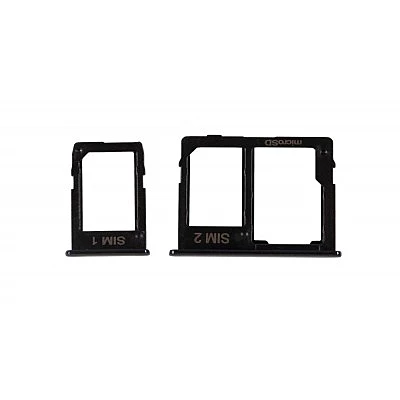 For Samsung Galaxy J6 Plus 2018 J610 - Replacement SIM 2 & SD Card Tray Holder - Black