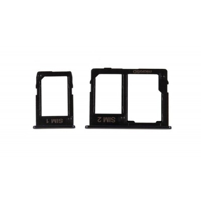 For Samsung Galaxy J6 Plus 2018 J610 - Replacement SIM 2 & SD Card Tray Holder - Black