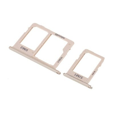 For Samsung Galaxy J6 Plus 2018 J610 - Replacement SIM 2 & SD Card Tray Holder - Gold