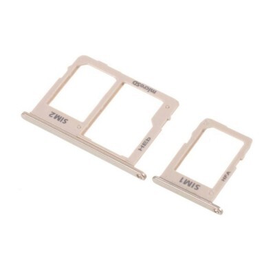 For Samsung Galaxy J6 Plus 2018 J610 - Replacement SIM 2 & SD Card Tray Holder - Gold