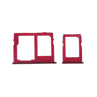 For Samsung Galaxy J6 Plus 2018 J610 - Replacement SIM 2 & SD Card Tray Holder - Pink