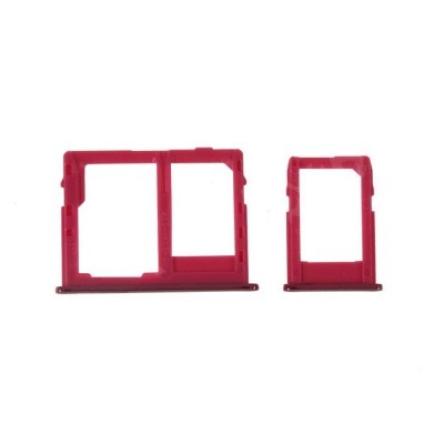 For Samsung Galaxy J6 Plus 2018 J610 - Replacement SIM 2 & SD Card Tray Holder - Pink