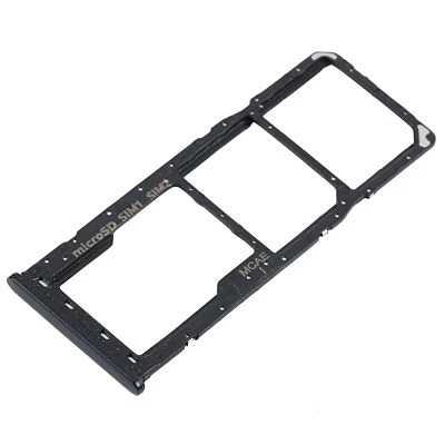 For Samsung Galaxy M21 , M215 , M31 , M315 - Replacement Dual SIM & SD Card Tray - Black