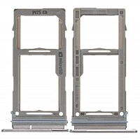 Samsung S10 , S10 Plus Replacement SIM , SD Card Tray With Seal - Prism Black