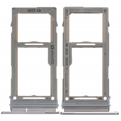 Samsung S10 , S10 Plus Replacement SIM , SD Card Tray With Seal - Prism Black