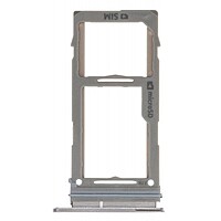 Samsung S10 , S10 Plus Replacement SIM , SD Card Tray With Seal - Prism Black