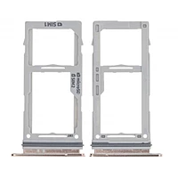 For Samsung Galaxy S10 Plus - Replacement Dual SIM , SIM & SD Card Tray - Grey