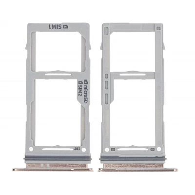 For Samsung Galaxy S10 Plus - Replacement Dual SIM , SIM & SD Card Tray - Grey