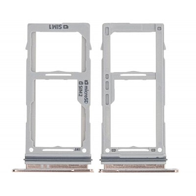 For Samsung Galaxy S10 Plus - Replacement Dual SIM , SIM & SD Card Tray - Grey