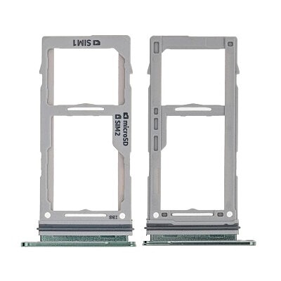 For Samsung Galaxy S10 Plus - Replacement Dual SIM , SIM & SD Card Tray - Green