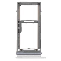 For Samsung Galaxy S10 Plus - Replacement Dual SIM , SIM & SD Card Tray - Silver