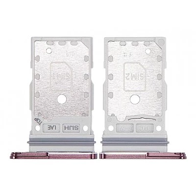 Samsung Galaxy S22 Ultra , S908 - Replacement SIM Card Tray - Burgundy