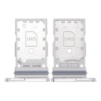 Samsung Galaxy S22 Ultra , S908 - Replacement SIM Card Tray - White