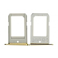 For Samsung Galaxy S6 Edge - Replacement SIM Card Tray - Gold