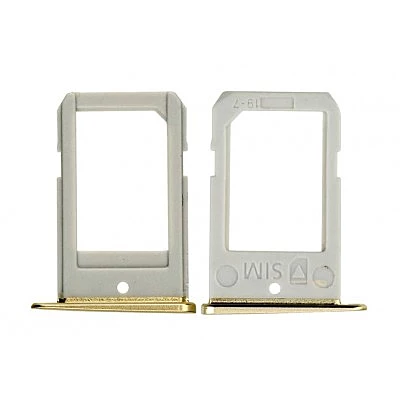 For Samsung Galaxy S6 Edge - Replacement SIM Card Tray - Gold