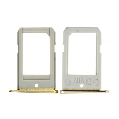 For Samsung Galaxy S6 Edge - Replacement SIM Card Tray - Gold