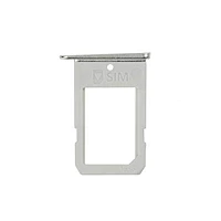For Samsung Galaxy S6 Edge+ - Replacement Dual SIM Card Tray - Silver
