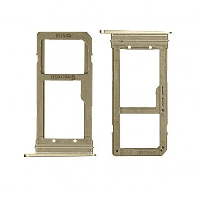 For Samsung Galaxy S7 - Replacement SIM SD Card Tray - Gold