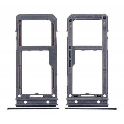 For Samsung Galaxy S8 - Replacement Dual SIM SD Card Tray Holder - Black