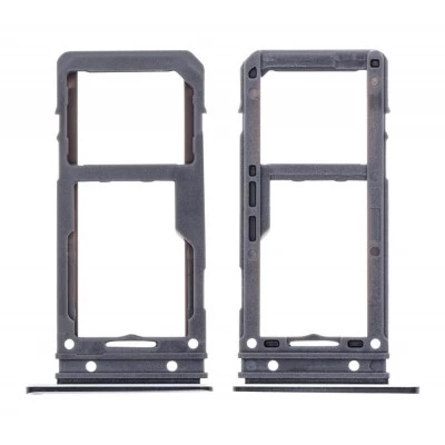 For Samsung Galaxy S8 - Replacement Dual SIM SD Card Tray Holder - Black