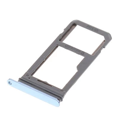 For Samsung Galaxy S8 - Replacement SIM Plus SD Card Tray Holder - Blue