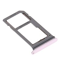 For Samsung Galaxy S8 - Replacement Dual SIM SD Card Tray Holder - Pink