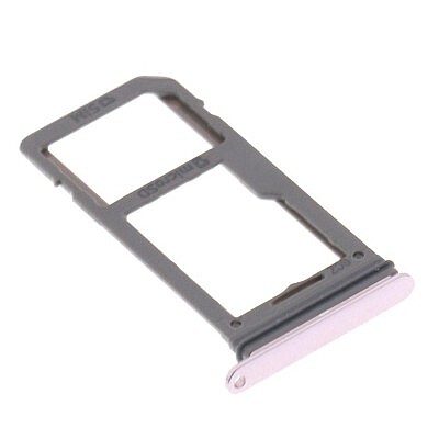 For Samsung Galaxy S8 - Replacement Dual SIM SD Card Tray Holder - Pink