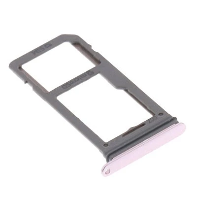 For Samsung Galaxy S8 - Replacement SIM Plus SD Card Tray Holder - Pink