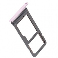 For Samsung Galaxy S8 - Replacement Dual SIM SD Card Tray Holder - Pink
