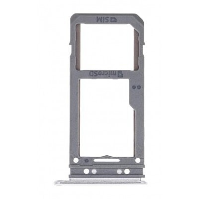 For Samsung Galaxy S8 - Replacement SIM Plus SD Card Tray Holder - Grey