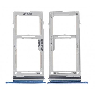 For Samsung Galaxy S9 - Replacement SIM & SD Card Tray Holder - Blue