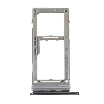 For Samsung Galaxy S9 Plus - Replacement SIM & SD Card Holder Tray - Black