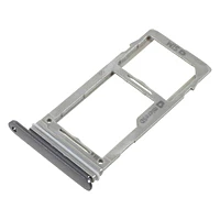 For Samsung Galaxy S9 Plus - Replacement SIM & SD Card Holder Tray - Black