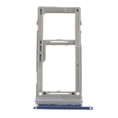 For Samsung Galaxy S9 Plus - Replacement SIM & SD Card Holder Tray - Blue