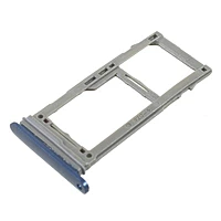 For Samsung Galaxy S9 Plus - Replacement SIM & SD Card Holder Tray - Blue