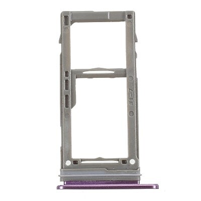 For Samsung Galaxy S9 Plus - Replacement SIM & SD Card Holder Tray - Purple