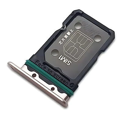 Genuine Oppo Reno5 Pro 5G , Find X3 Neo - Replacement SIM Card Tray - 3885734 - Silver - Authorised