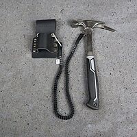 Skypro hamerhouder – lederen beugel, omgevouwen bevestiging