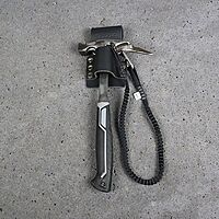 Skypro hamerhouder – lederen beugel, omgevouwen bevestiging